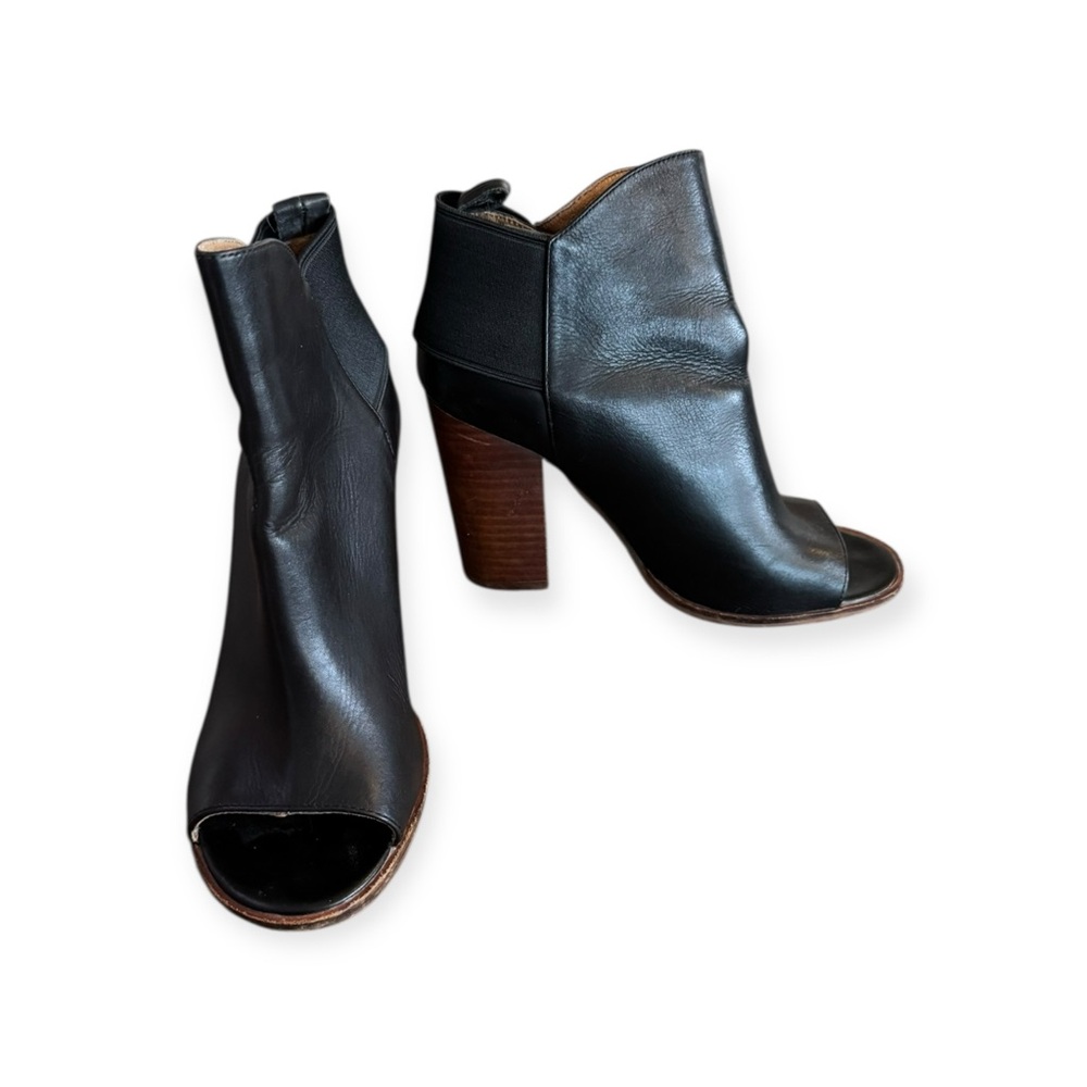 Kelsi Dagger Bk KDB booties boots open toe 6.5